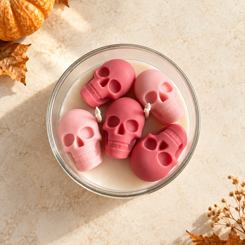 Totenkopfkerze