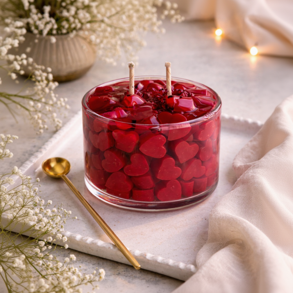 Jar of love Kerze