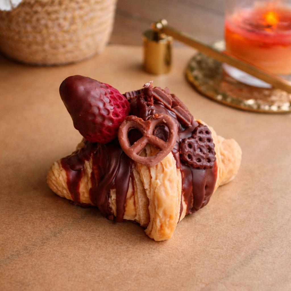 Choco Strawberry Croissant