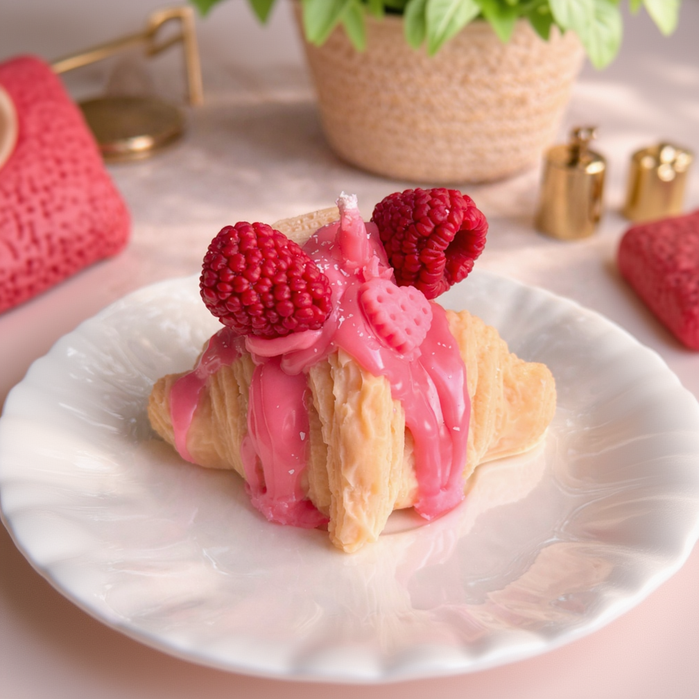 Raspberry Velvet Croissant