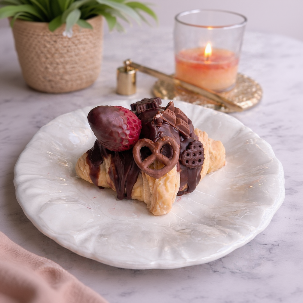 Choco Strawberry Croissant
