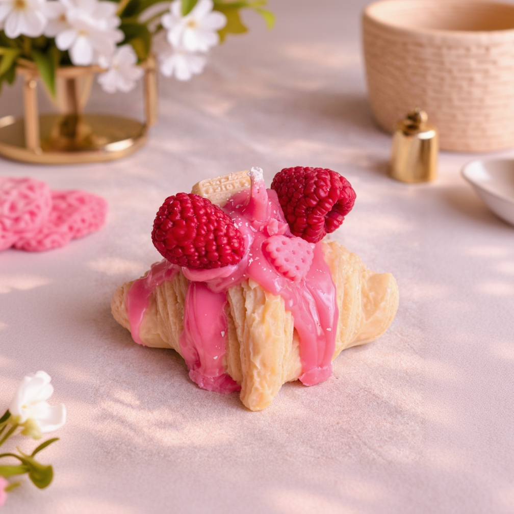 Raspberry Velvet Croissant