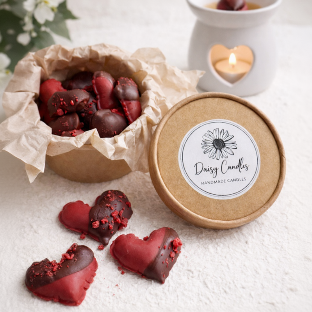 Velvet Chocolate Heart Wax Melts