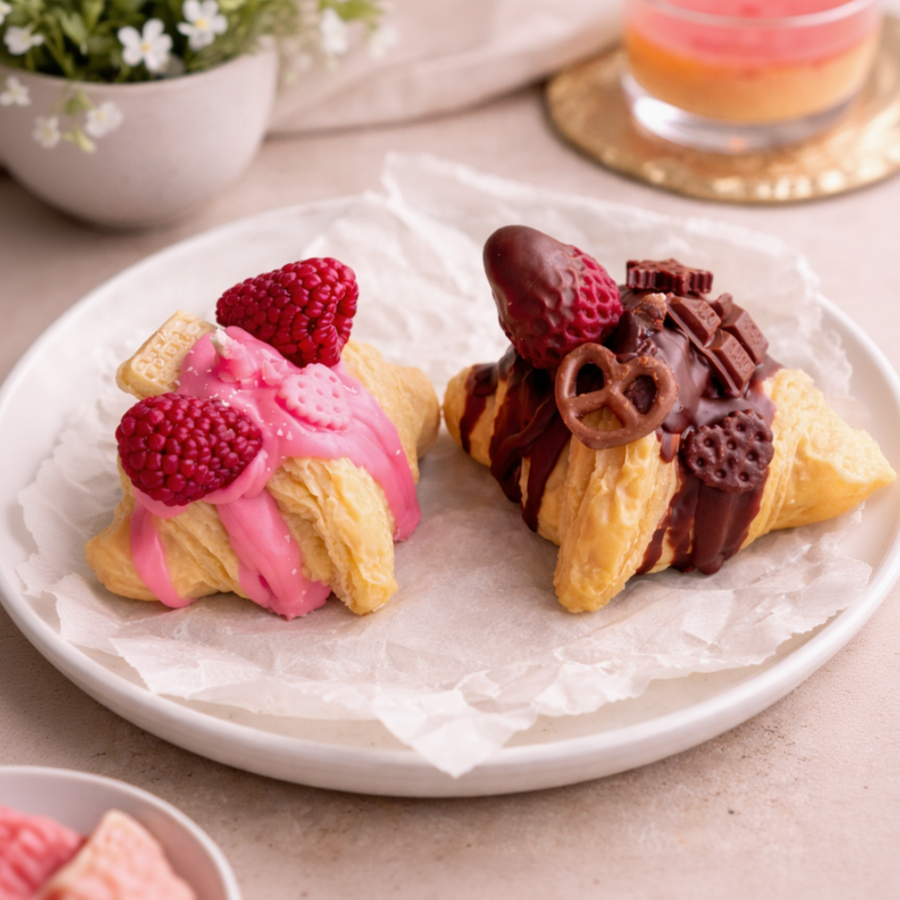 Choco Strawberry Croissant