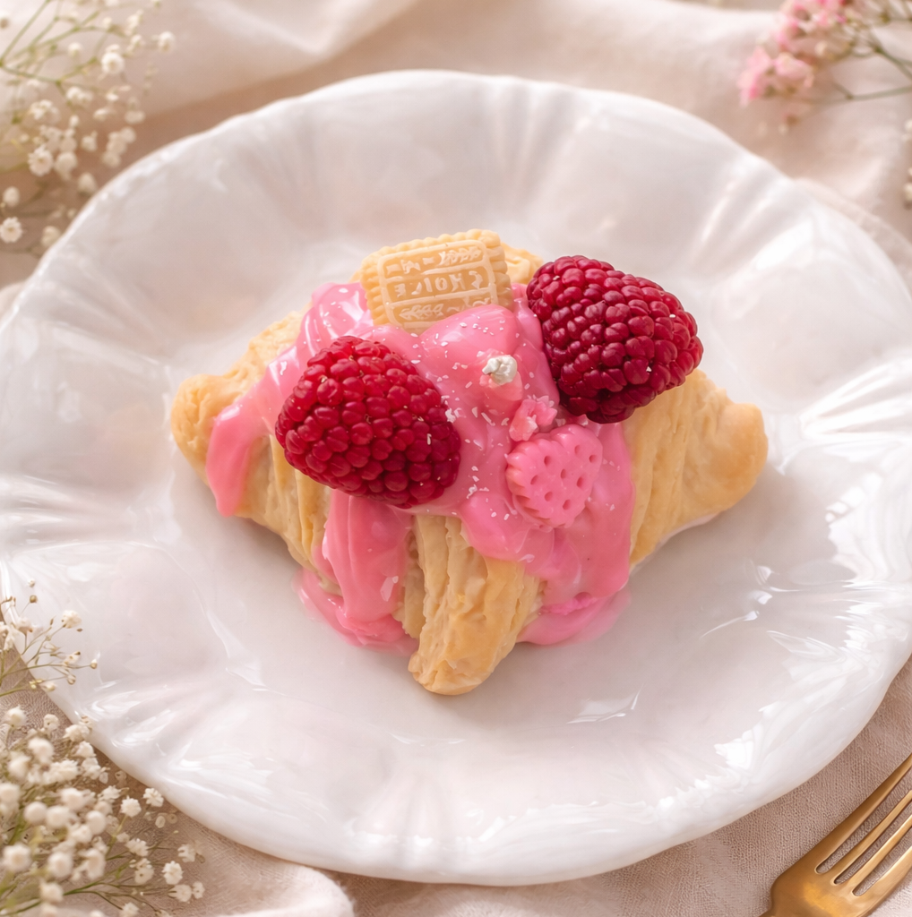 Raspberry Velvet Croissant