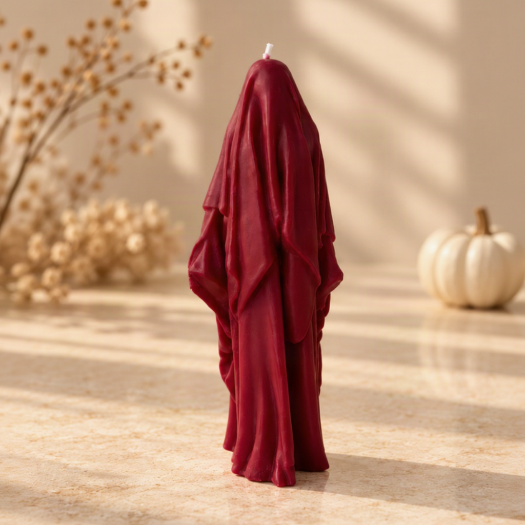Candele fantasma con cappuccio