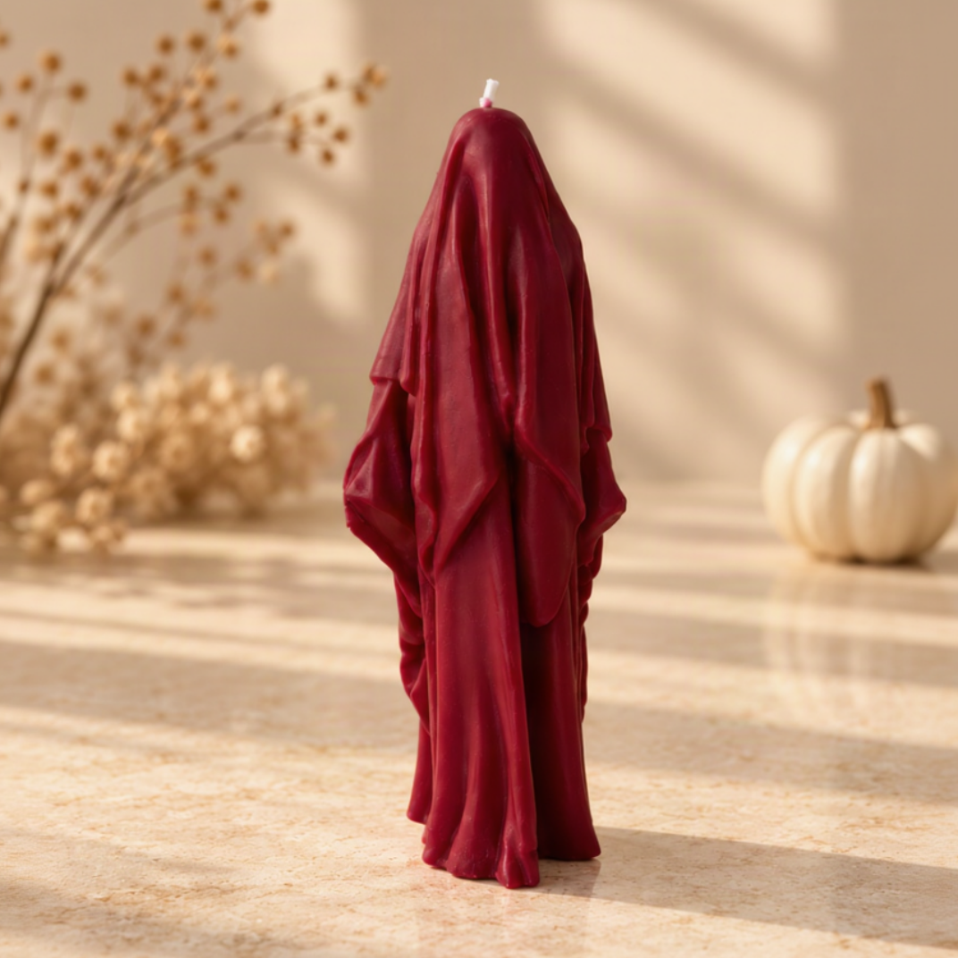 Candele fantasma con cappuccio
