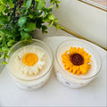 Sonnenblumen Kerze