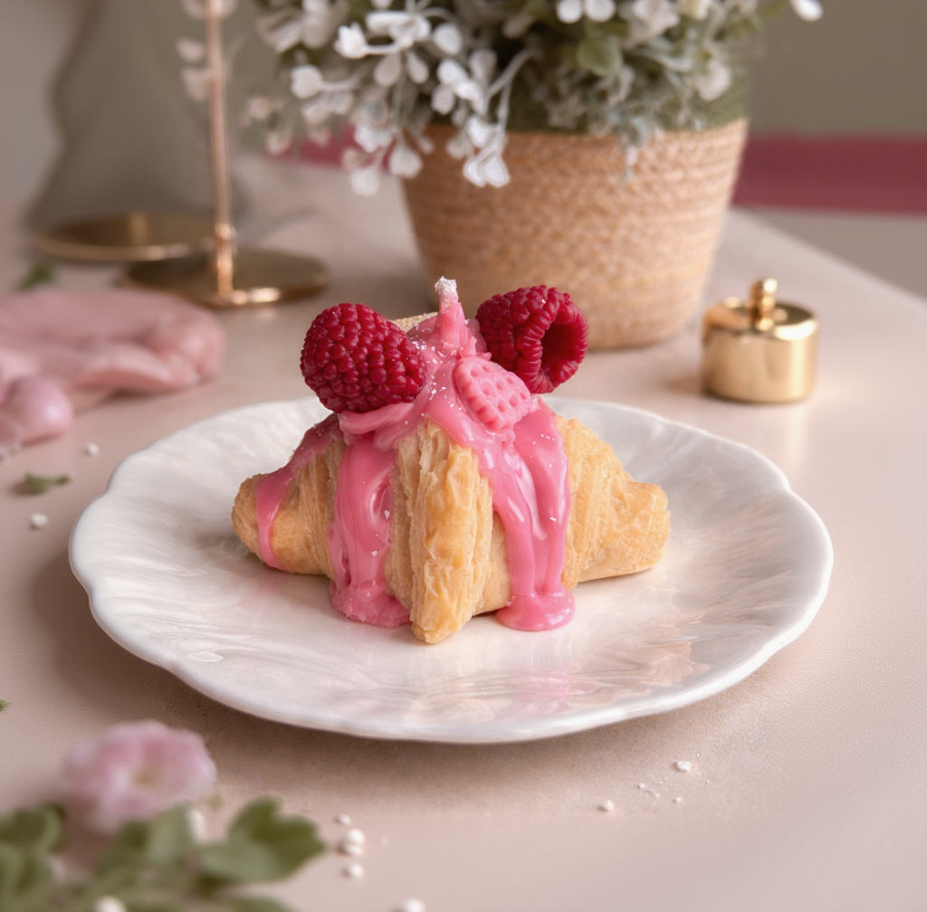Raspberry Velvet Croissant