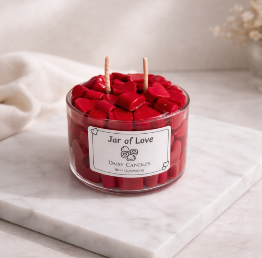 Jar of love Kerze