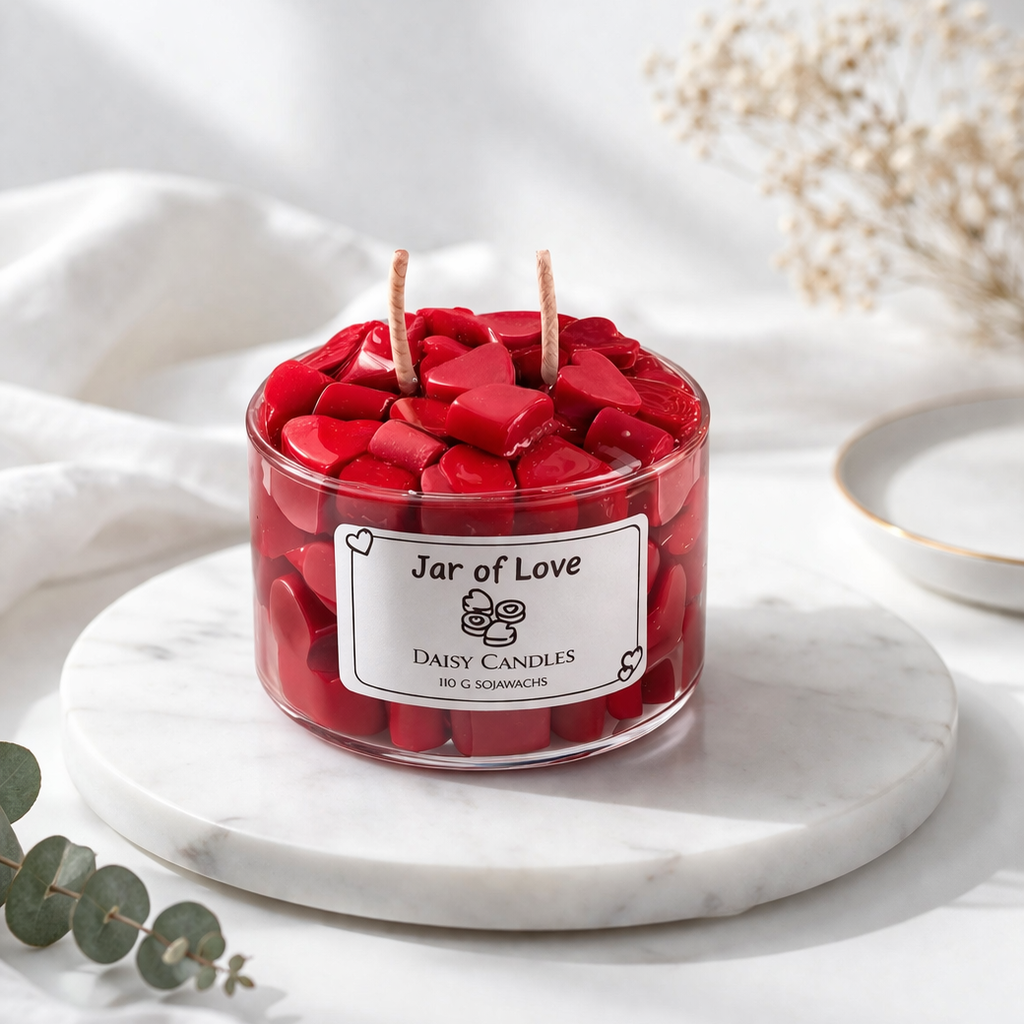 Jar of love Kerze