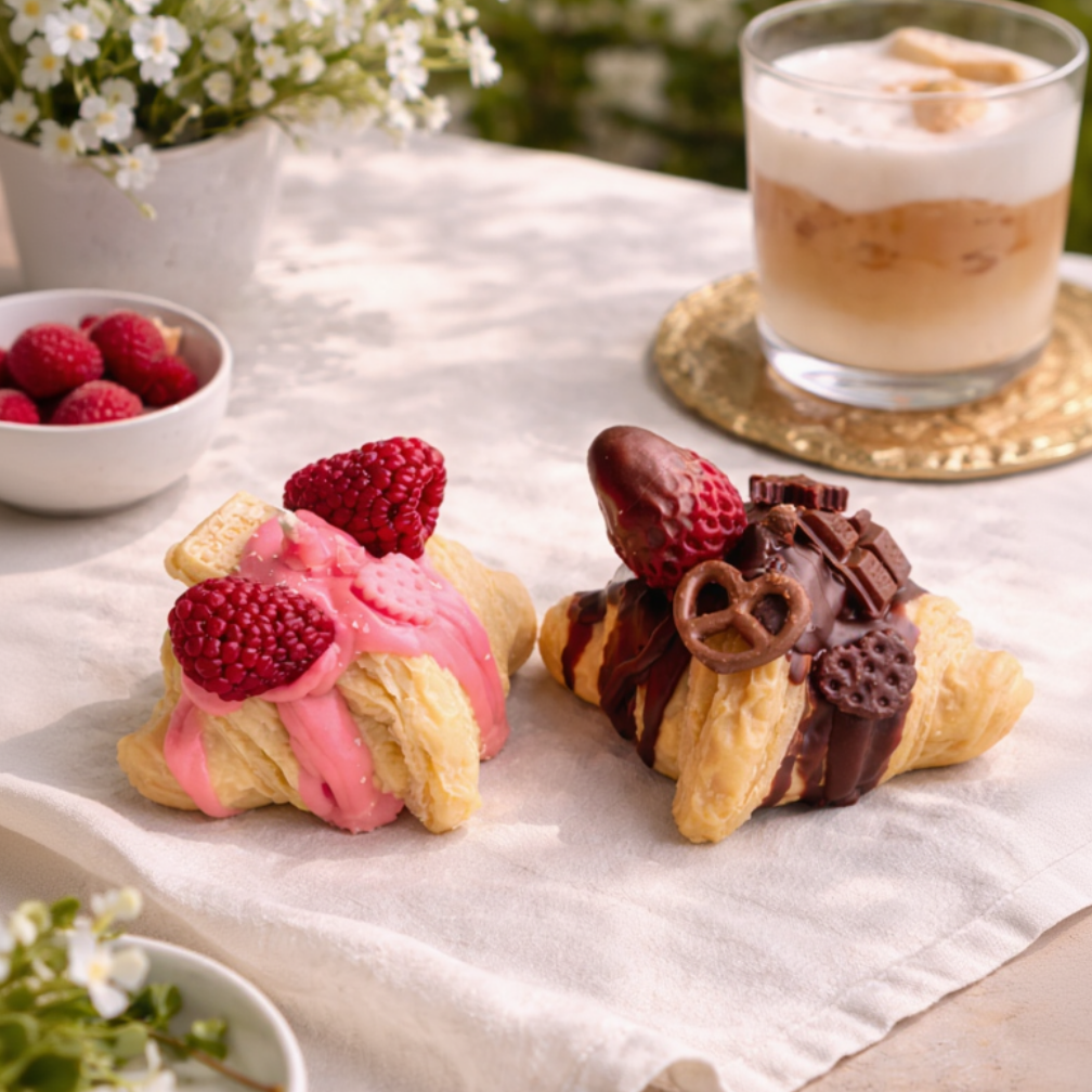 Choco Strawberry Croissant
