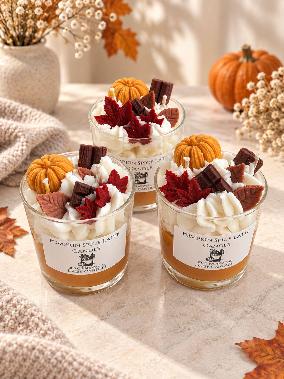 Pumpkin Spice Latte Kerze